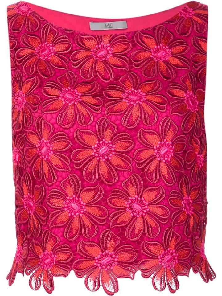 Zac Zac Posen 'joy' Blouse - Pink & Purple