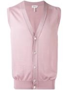 Brioni - Buttoned Vest - Men - Silk/cashmere - 56, Pink/purple, Silk/cashmere