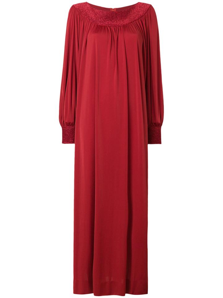 Lanvin Vintage Lured Detailing Loose Dress