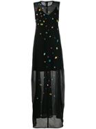 Maison Rabih Kayrouz Stone Embellished Maxi Dress - Black