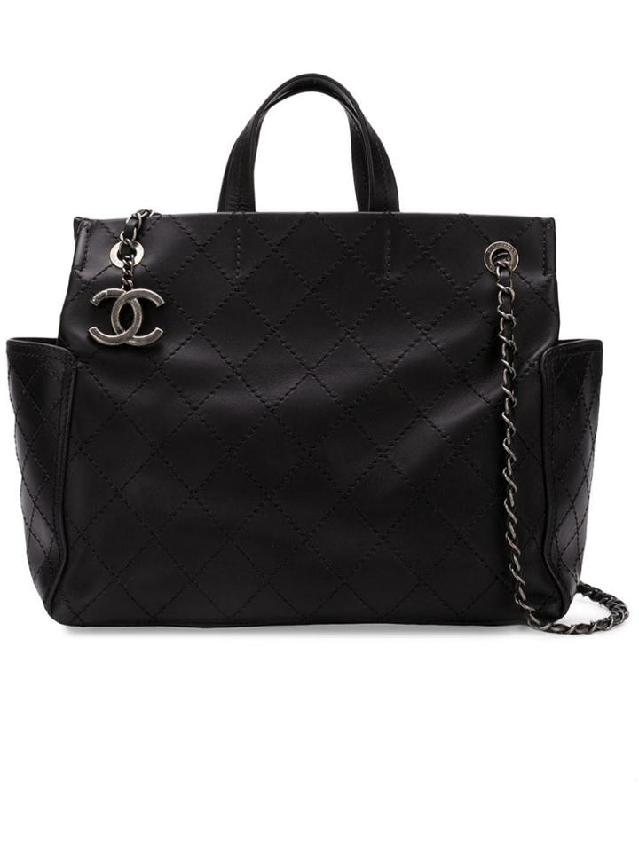Chanel Vintage Chanel Vintage Csuw0918chabag Black/ Gunmetal Lamb Skin