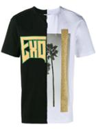 Palm Angels Exodus And Palm Print T-shirt, Men's, Size: Xs, Black, Cotton