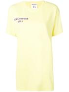 Semicouture 'michela' T-shirt - Yellow