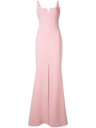 Likely Long Evening Dress, Women's, Size: 0, Pink/purple, Polyester/rayon/spandex/elastane