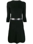 Pinko Belted Waist Dress - Black