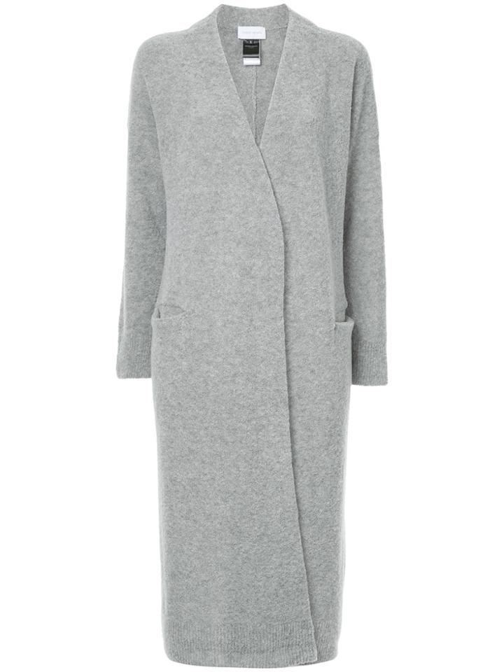 Christian Wijnants Long Length Cardi-coat - Grey