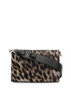 Tod's Leopard Print Cross Body Bag - Black
