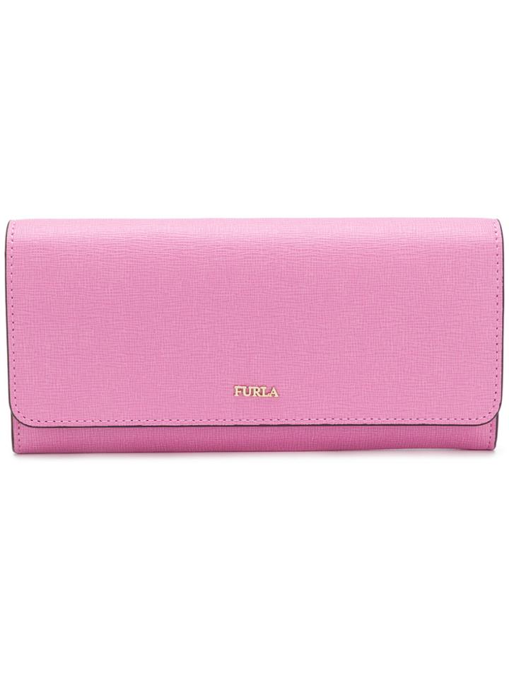 Furla Babylon Bi-fold Wallet - Pink & Purple