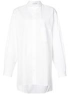 Yohji Yamamoto Oversized Longline Shirt - White