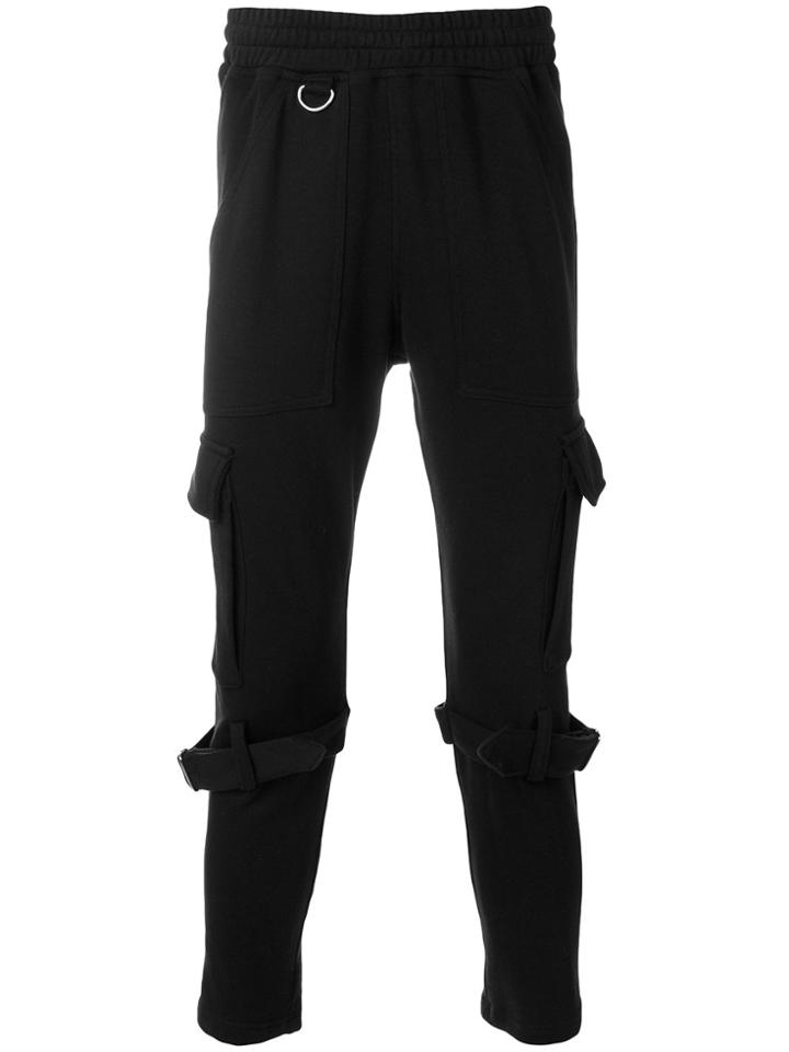 Ktz Zip Detail Jogging Pants - Black