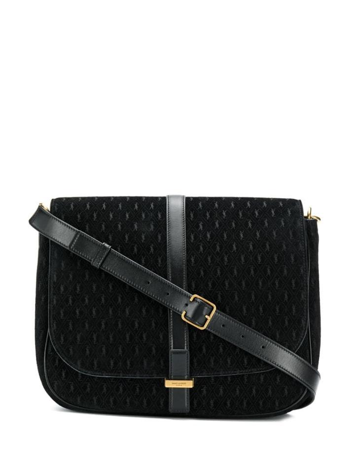 Saint Laurent Monogram Small Satchel - Black