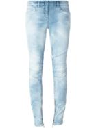 Balmain Skinny Jeans, Women's, Size: 40, Blue, Cotton/spandex/elastane