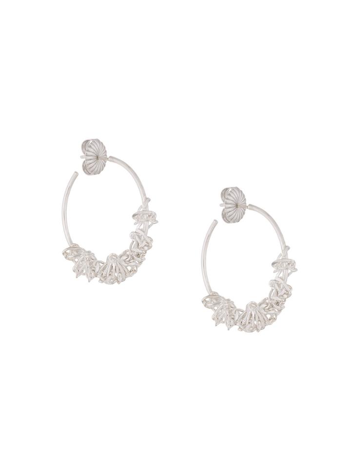 Natasha Schweitzer Round Shaped Earrings - Metallic