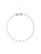Gigi Clozeau Lilac Rg Bead Rose Gold Bracelet - Pink & Purple