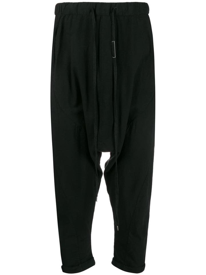 Army Of Me Drop-crotch Trousers - Black