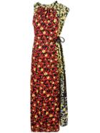 Proenza Schouler Multi Floral Asymmetrical Dress - Poppy Wildflower