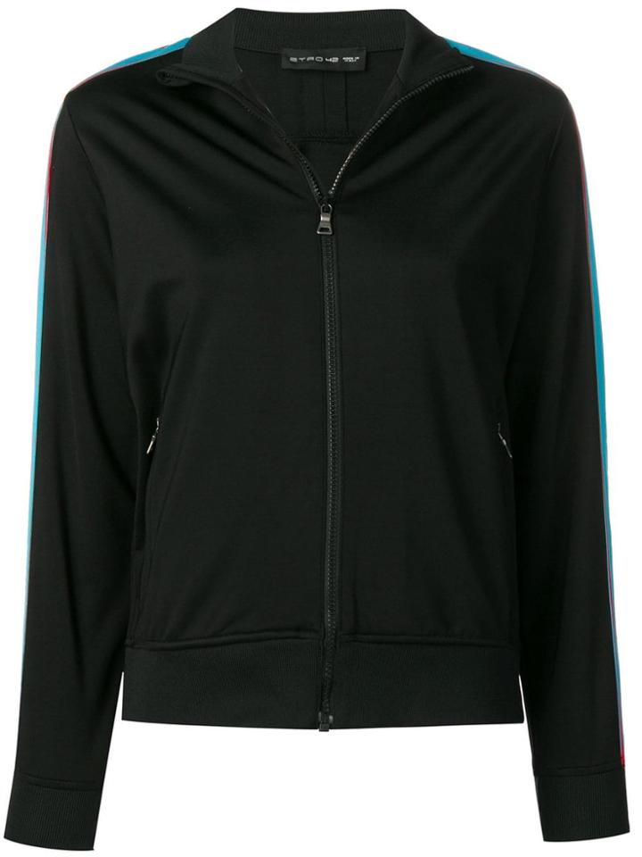 Etro Contrast Stripe Cardigan - Black
