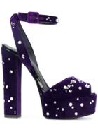 Giuseppe Zanotti Design Dazzling Betty Platform Sandals - Pink &