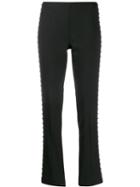 P.a.r.o.s.h. Studded Trim Trousers - Black
