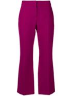 Alexander Mcqueen Cropped Tailored Trousers - Pink