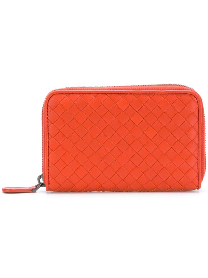 Bottega Veneta Intrecciato Purse - Yellow & Orange