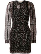 Christopher Kane - Leopard-print Dress - Women - Nylon/spandex/elastane - S, Brown, Nylon/spandex/elastane