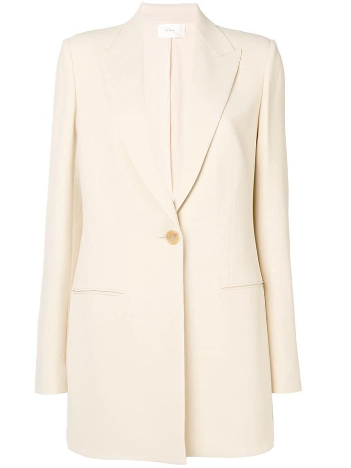The Row Single Button Straight Blazer - Neutrals