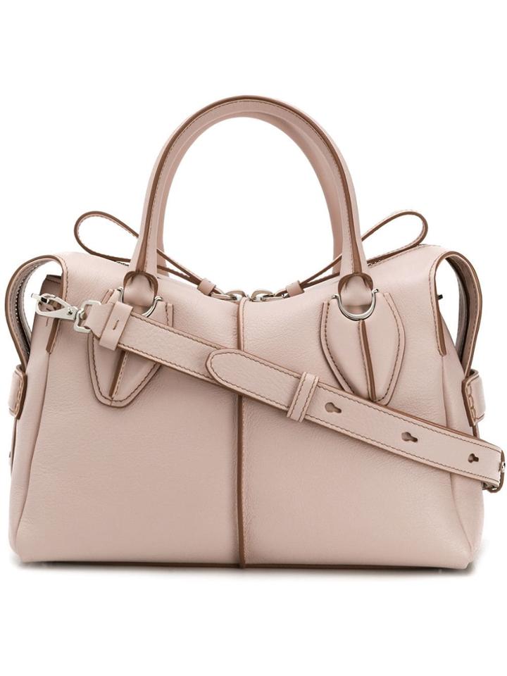 Tod's Double Zip Small Tote Bag - Pink