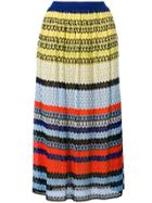 Missoni Striped Crochet-knit Skirt - Multicolour