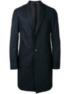 Ps By Paul Smith Checked Coat - Black