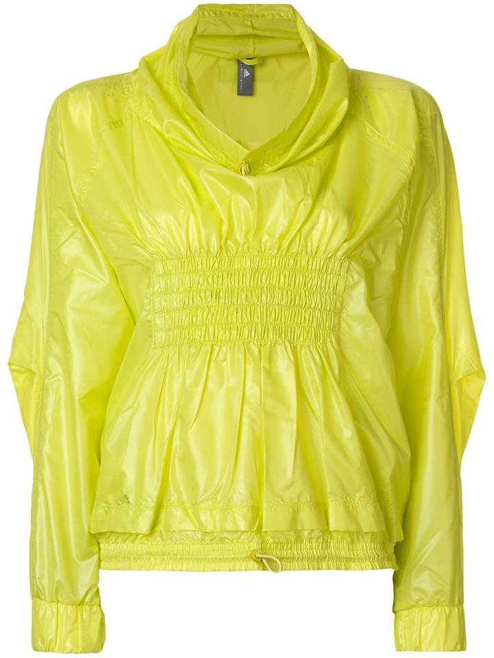 Adidas By Stella Mccartney Elasticated Waist Pull-jacket - Yellow &