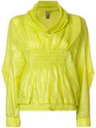 Adidas By Stella Mccartney Elasticated Waist Pull-jacket - Yellow &
