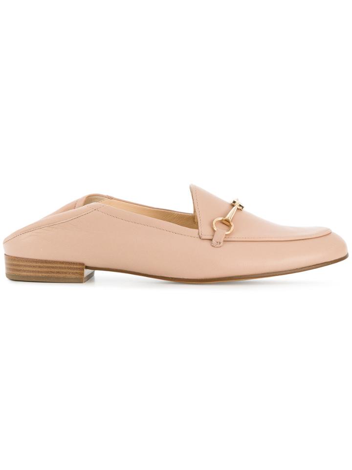 Hogl Chain-embellished Loafers - Pink & Purple