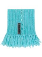 Miu Miu Fringed Collar - Blue