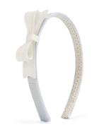 Monnalisa - Side-bow Headband - Kids - Acrylic/polyester - One Size, Girl's, White