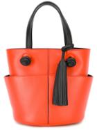 Tod's - Anf Pendant Tote - Women - Leather - One Size, Yellow/orange, Leather