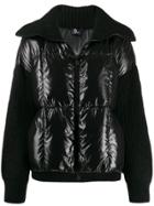Moncler Grenoble Knitted Padded Jacket - Black