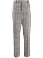 Alexander Mcqueen Checked Trousers - Grey