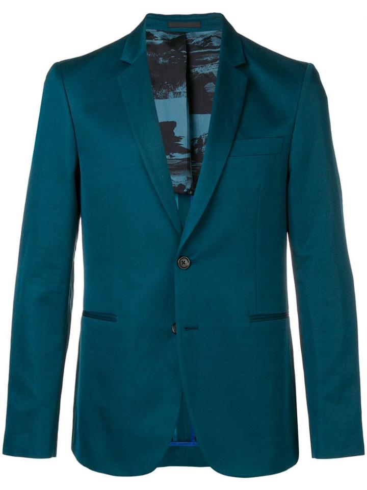 Ps Paul Smith Single-breasted Blazer - Green