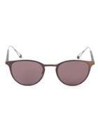 Garrett Leight Oval Frame Sunglasses