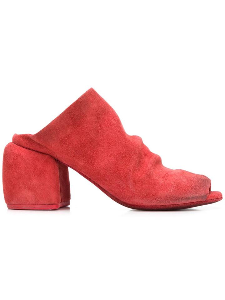 Marsèll Open-toe Mules - Red
