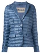 Herno Padded Blazer, Women's, Size: 42, Blue, Feather Down/polyamide/feather/polyamide