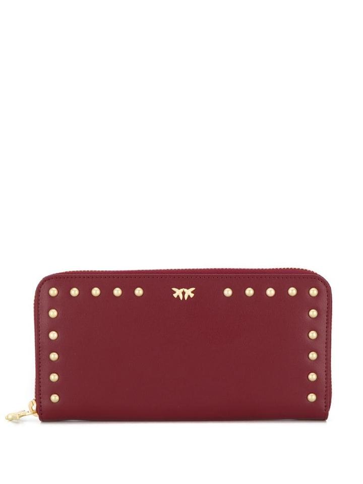 Pinko Studded Love Bird Purse - Red
