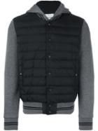 Moncler Hooded Padded Jacket, Men's, Size: Medium, Black, Cotton/feather Down/polyamide