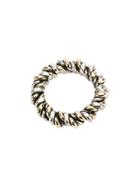 Ugo Cacciatori Woven Look Ring - Silver