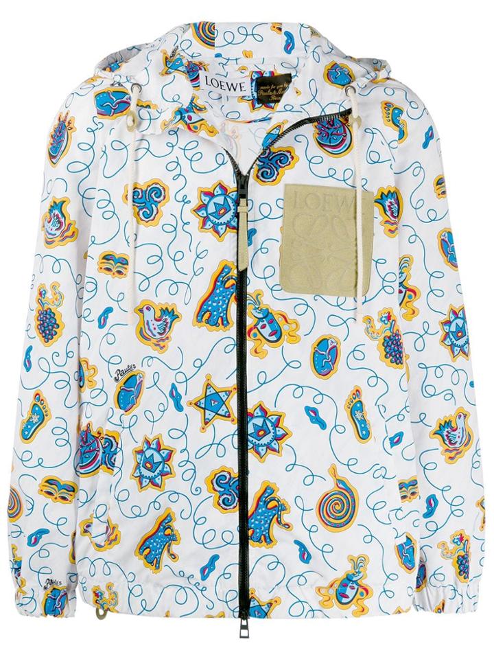 Loewe Logo Patch Jacket - White