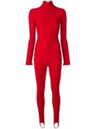 Atu Body Couture Fitted Jumpsuit - Red