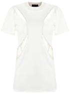 Andrea Bogosian Cut Out Details T-shirt - White