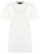 Andrea Bogosian Cut Out Details T-shirt - White