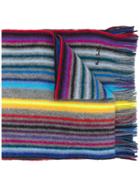 Paul Smith Striped Knitted Scarf - Multicolour